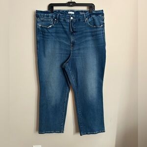 Good American Good Curve Straight Jeans Size 24 28” Inseam